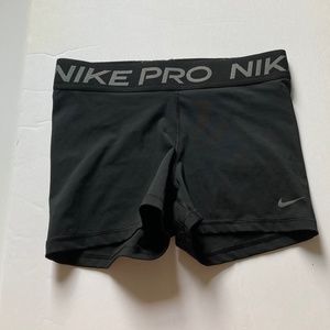 Black Nike pro shorts